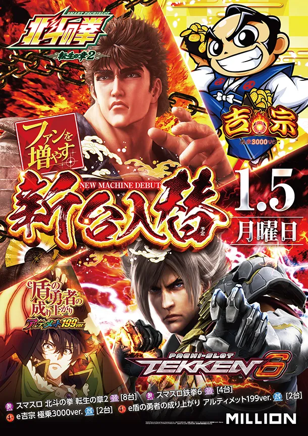 ファンを増やす 北斗の拳